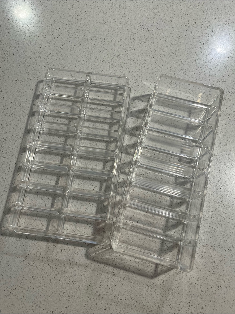 The Container Store Clear Plastic Accessory Storage Trays